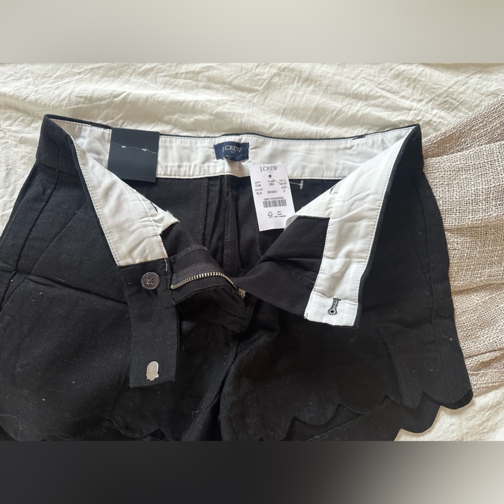 NWT jcrew scalloped shorts